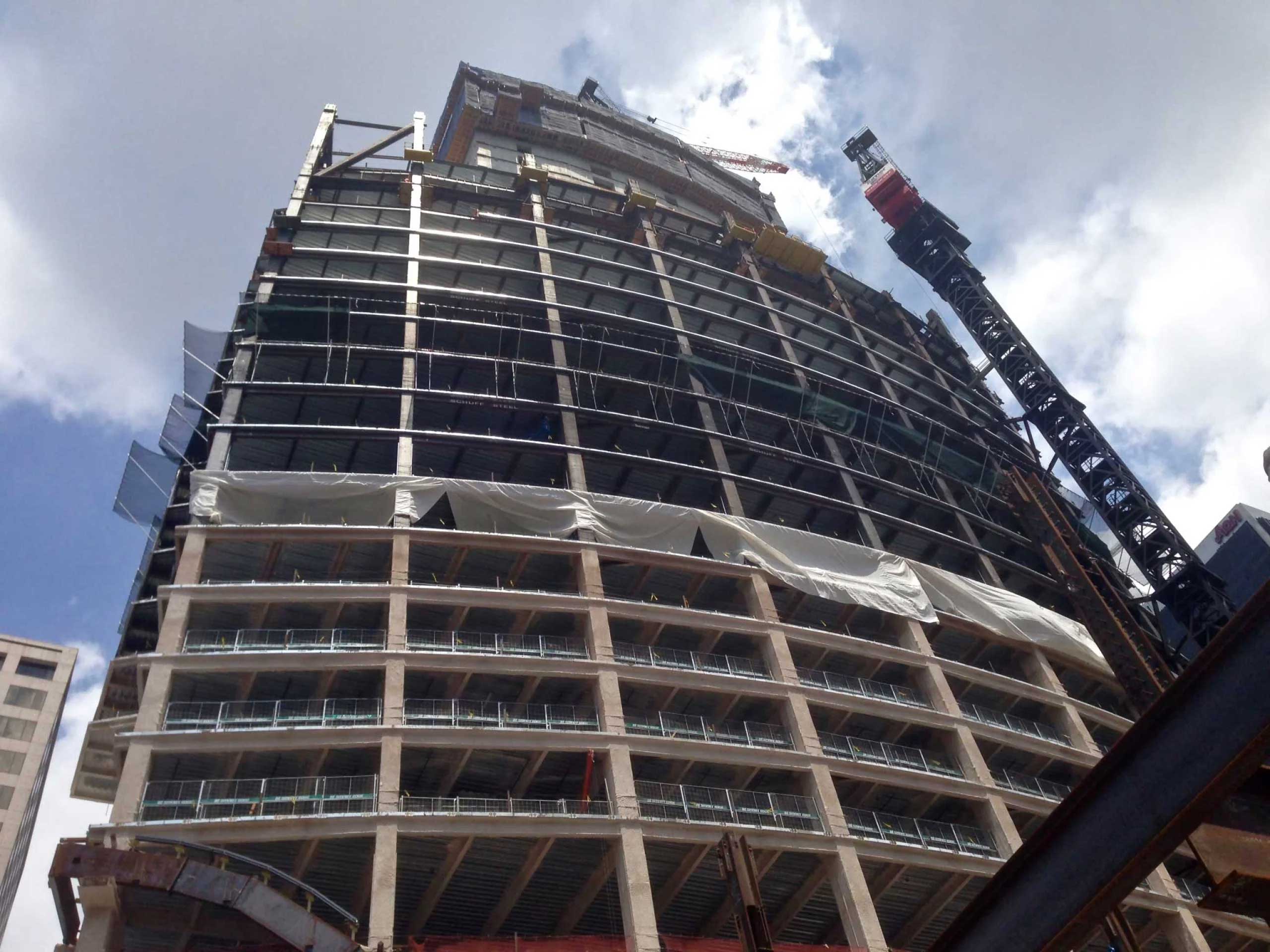 Wilshire Grand Under Construction